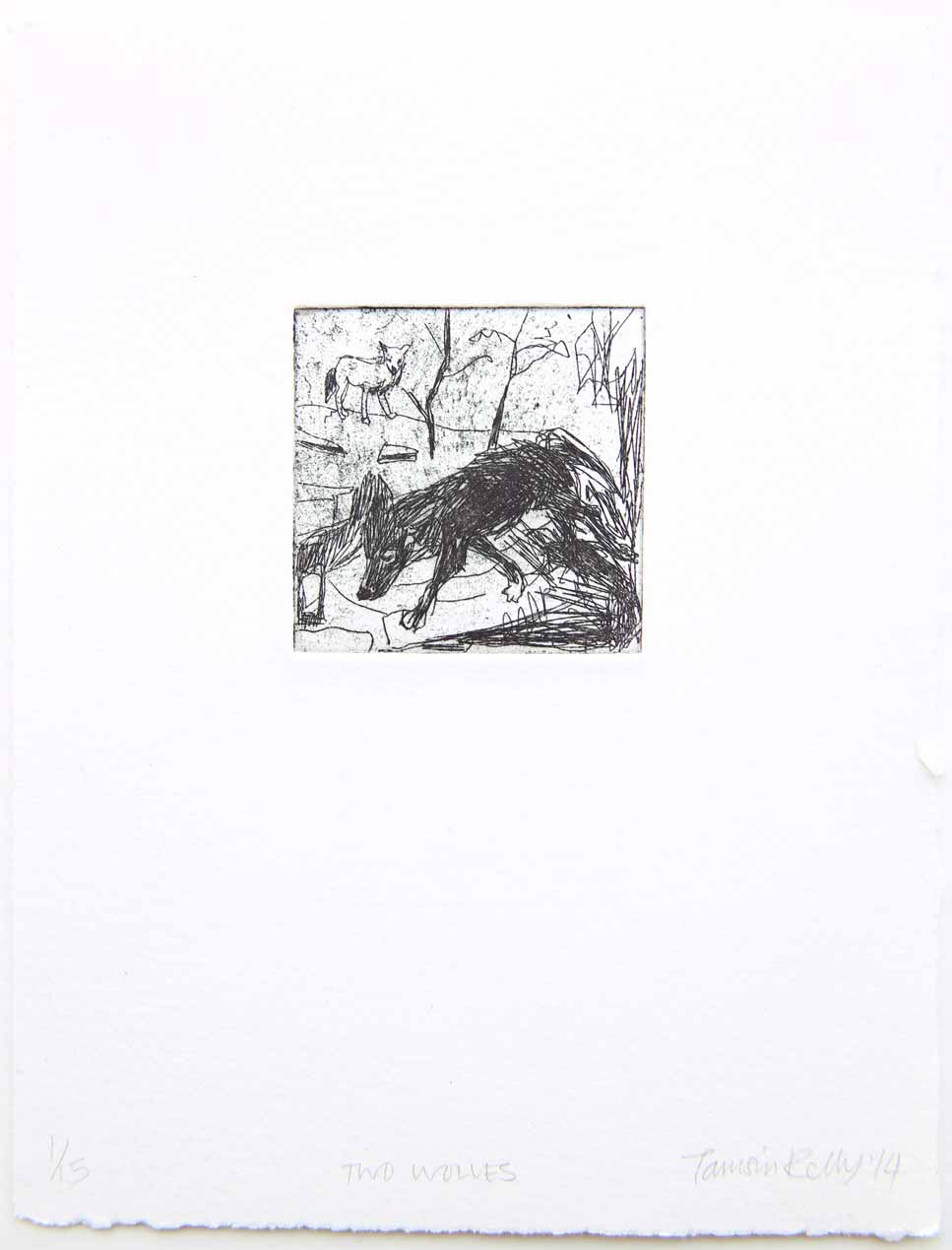 Two_wolves_etching_2014